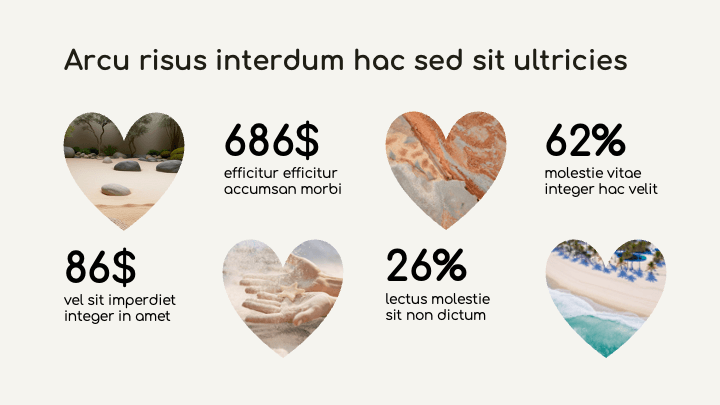 Heart Flare Beige Celebration slide 4